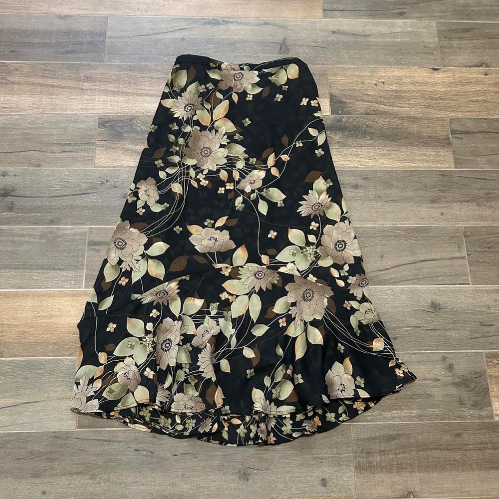 aboutface floral maxi skirt